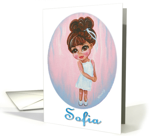 Sofia Girl Birthday or whatever Note card (120500)