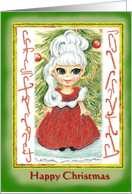 Hello Dolly Candy Canes Christmas Card