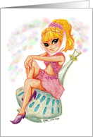 Genie Geni Sitting Bottle Lamp Bachelorette Pajama Party Invitations card