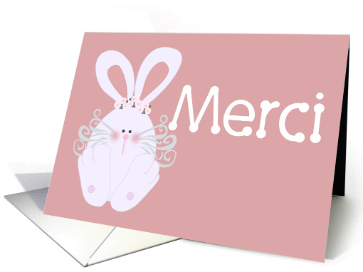 Merci Thank You in French card (125414)