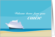 Welcome Home from Your Cruise card