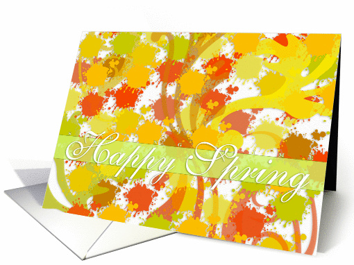 Happy Spring card (152171)
