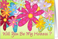 Will You Be My Hostess? card