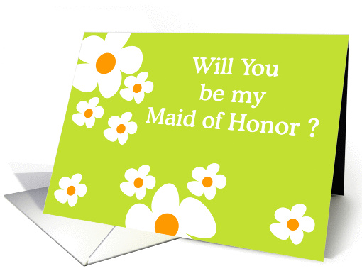 Will You Be My Maid of Honor? card (213175)