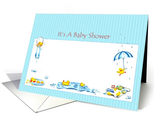 Baby Shower Ducks card (211806)