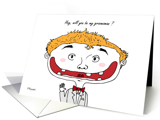 Will you be my groomsman card (166261)