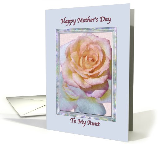 Aunt's Mother's Day Card with Peace Rose card (573193)