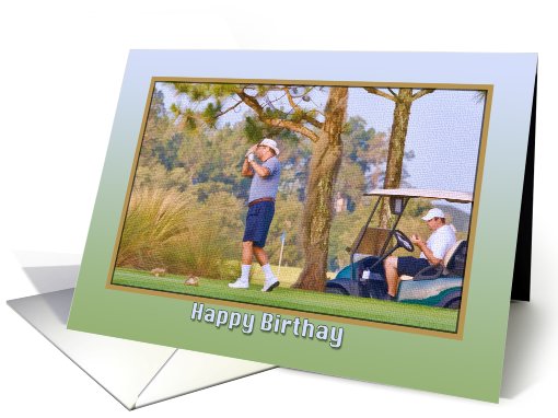 Birthday Card for a Golfer card (594851)