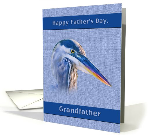 Father's Day, Grandfather, Great Blue Heron card (778126)