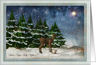 Silent Night - Christmas card