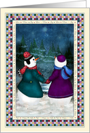 Forever Friends At Christmas card