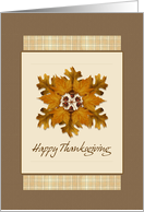 Fall Pinwheel Thanksgiving card