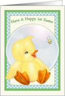 Duck - A First Easter card