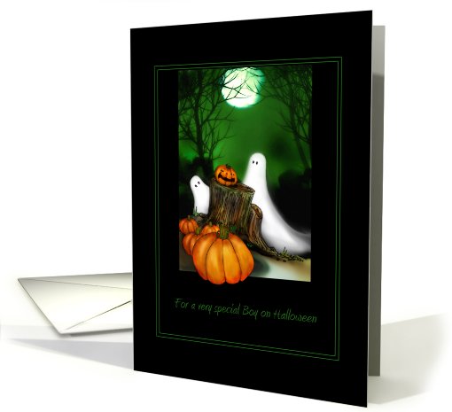 Talking Pumpkin - Halloween For a Boy card (497855)