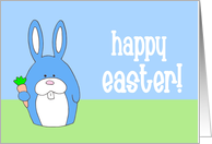 Happy Easter (blue bunny) card