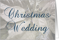 Christmas Wedding card