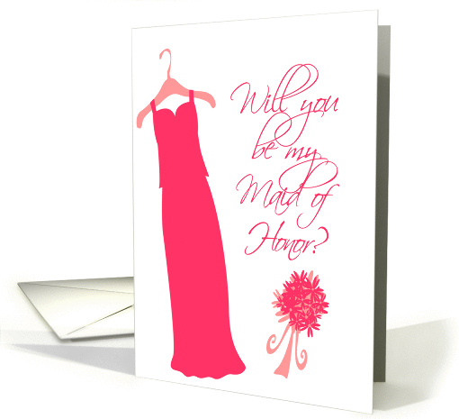 Will you be my Maid of Honor? card (199097)