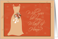 Will you be my Maid of Honor? card