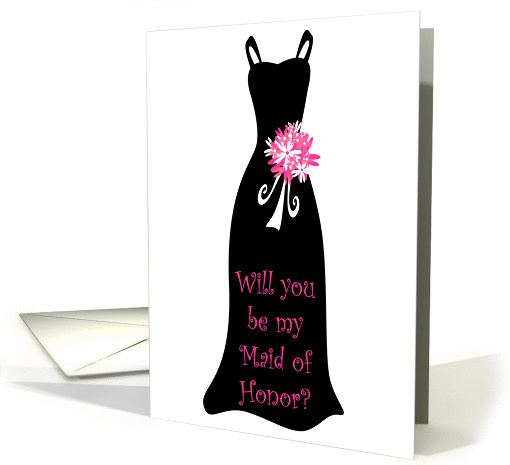 Will you be my Maid of Honor? card (217424)