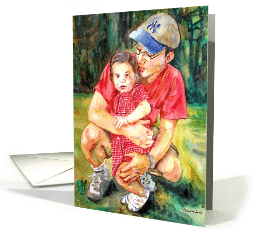 Father Daughter Time card (106610)