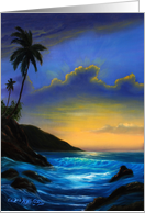 Hawaiian Sunset card