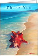Sea Shell Home - Thank you card