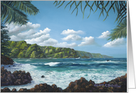 Hana, Maui, Hawaii - Birthday card