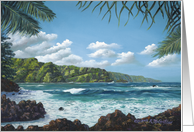 Hana, Maui, Hawaii - Earth Day card