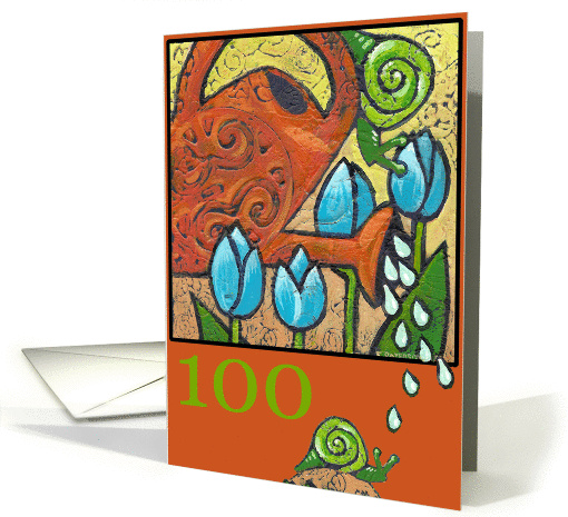 100th Birthday - Congratulations card (136855)