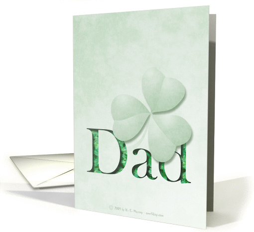 St. Patty's Day - For Dad card (377571)