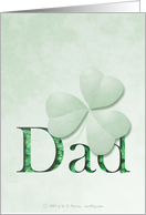 St. Patty’s Day - For Dad card