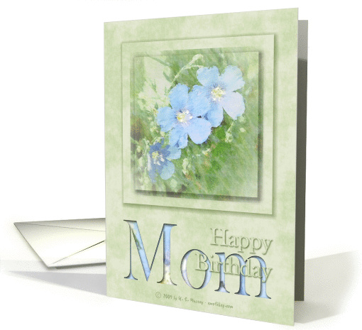 Mom - Happy Birthday card (377894)