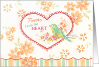 Thanksgiving Tweets From the Heart Thanks and Blessings card