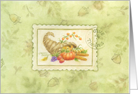 Thanksgiving Our Home to Your Home Cornucopia Special Blessings card