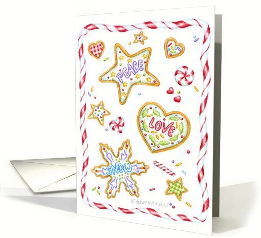 Christmas Cookies And Candies card (680544)