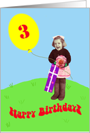 Happy 3rd Birthday! card