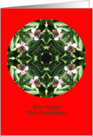 Bee Happy This Christmas! card