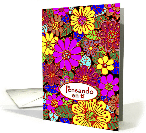  Birthday Greeting Card/Pensando en ti/Feliz Cumpleaos card (196990)