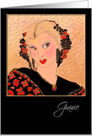 Italian Thank You Greeting Card, ’Evita’ card