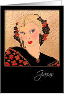 Spanish Thank You Greeting Card, ’Evita’ card