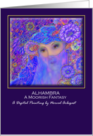 Notecard, Titled, Blank Inside, ’Alhambra’ A Moorish Fantasy card