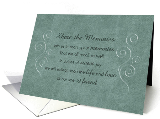 End of Life Party Invitation card (1177532)