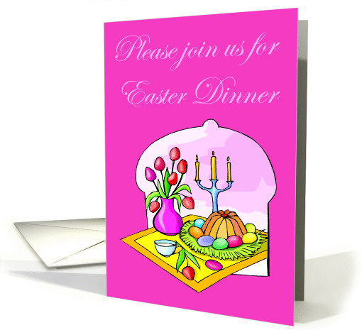 Please join us for Easter Dinner card (140266)