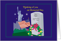 Thinking of You - Memorial Day card