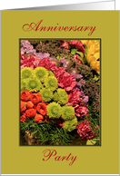 Anniversary Party Invitation card