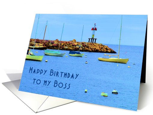 Happy Birthday to my Boss card (309719)