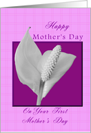 First Mother’s Day Peace Plant card