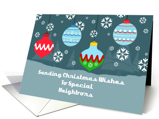 Neighbors Vintage Ornaments Christmas card (1204740)