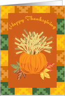 Fall Harvest Thanksgiving Card