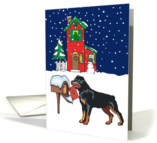 From Pet Rottweiler Christmas card (514480)